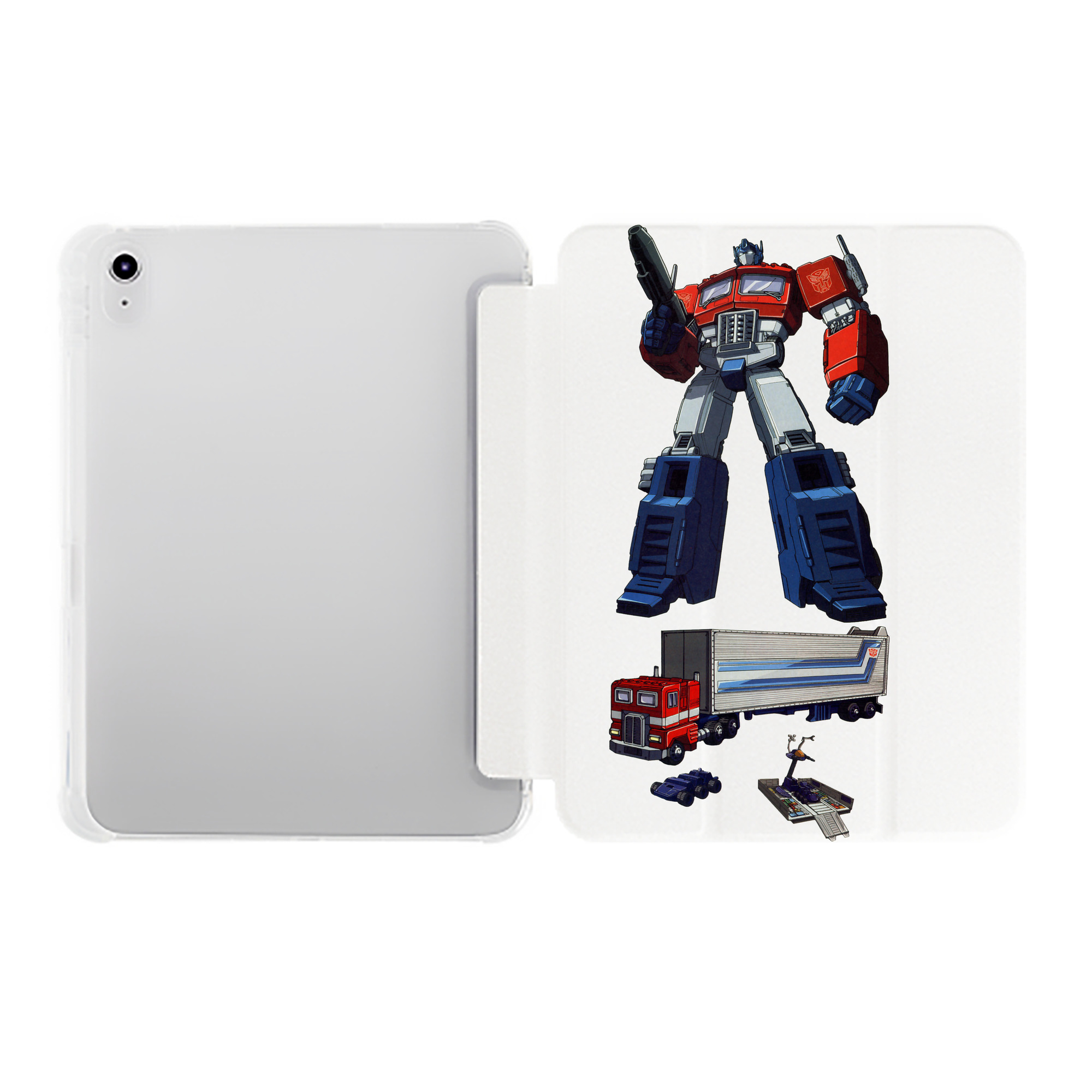 （画像用）  IPad ケース ペン収納付き 三つ折りスタンド PUレザー×シリコン 対応機種9.5/10.5/10.9インチ